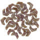 Chevron Duo Perlen 10x4mm - Chalk bronze luster